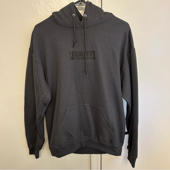 Taylor Swift The Eras Tour Hoodie Sweatshirt Gray Size Medium - Picture 1 of 6